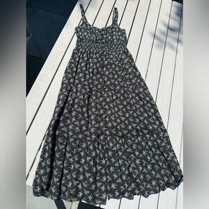American Eagle Floral Black Maxi Dress